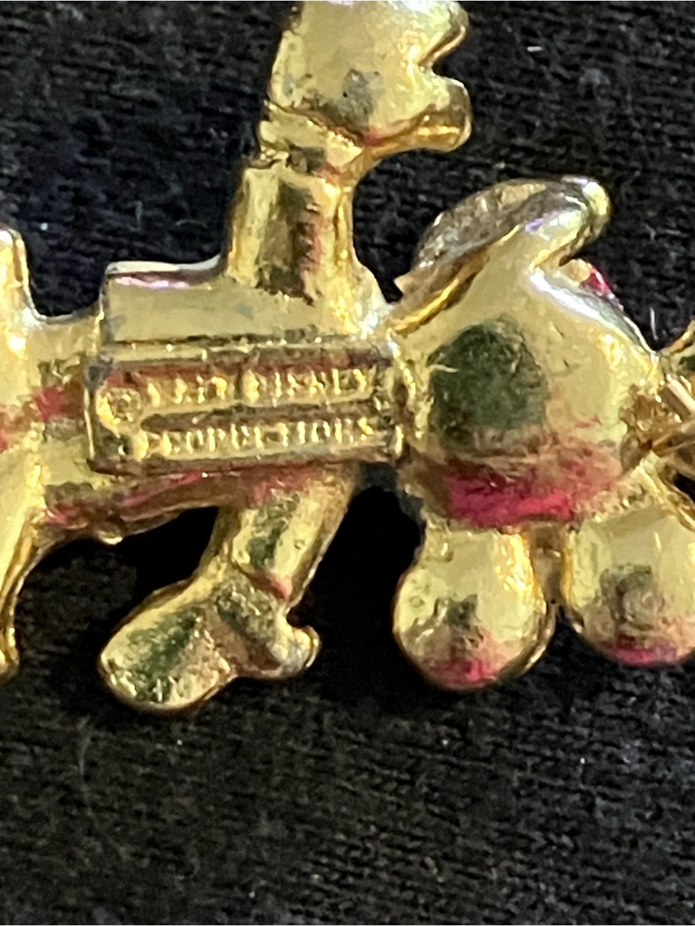 Vintage Walt Disney Productions Mickey Mouse Enamel Earring & Ring Set Pre-1986 - Picture 9 of 9